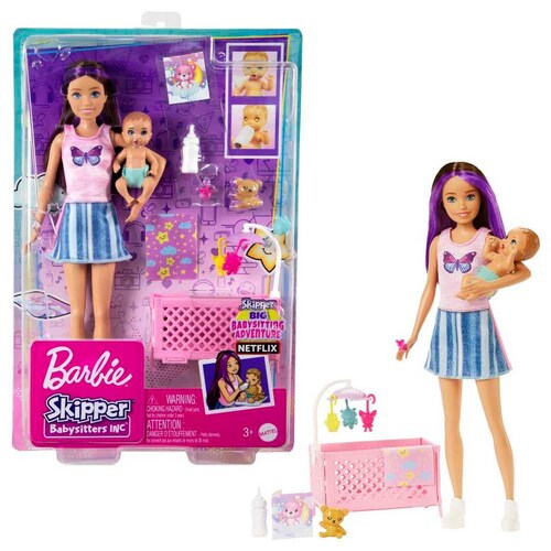 Barbie Skipper Set de Hora de Dormir Mattel
