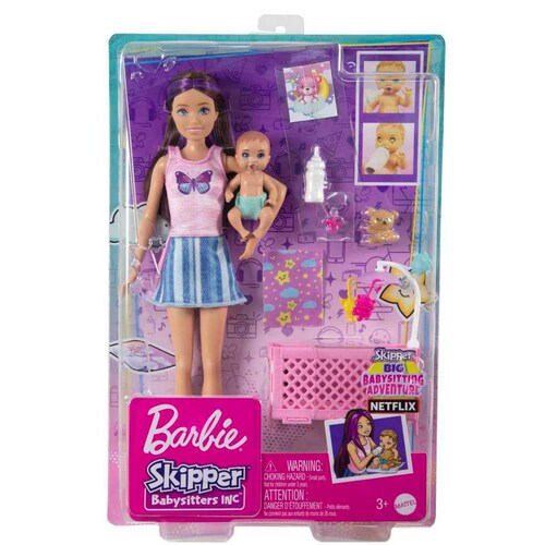 Barbie Skipper Set de Hora de Dormir Mattel