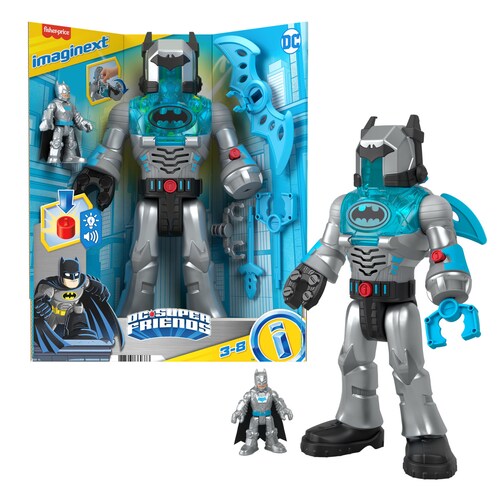 F-P Imaginext Dcsf Batman Insider & Exo Traje Gris Mattel