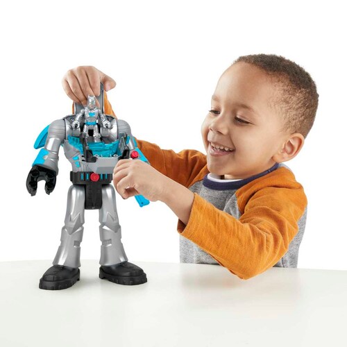 F-P Imaginext Dcsf Batman Insider & Exo Traje Gris Mattel