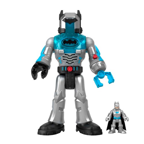 F-P Imaginext Dcsf Batman Insider & Exo Traje Gris Mattel