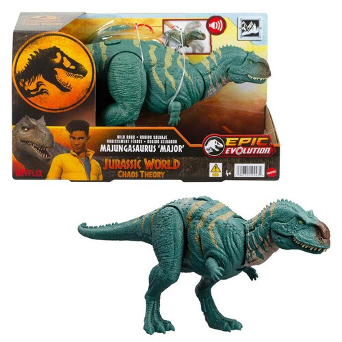 Jurassic World Dinosaurio Rugido Salvaje Majungasaurus Mattel