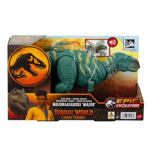 Jurassic World Dinosaurio Rugido Salvaje Majungasaurus Mattel