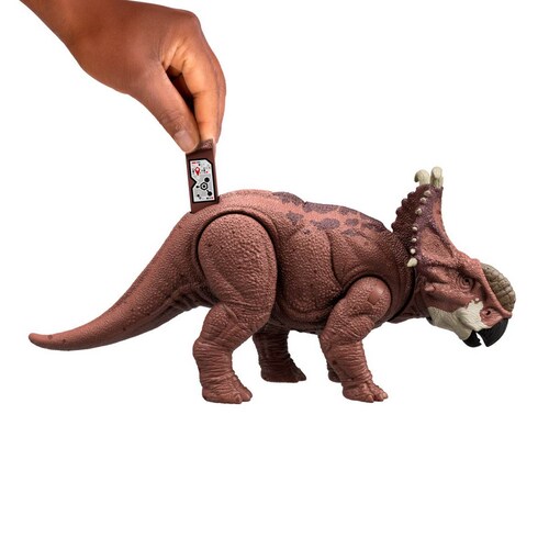 Jurassic World Dinosaurio Rugido Salvaje Pachyrhinosaurus Mattel