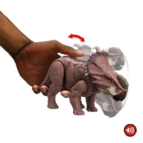 Jurassic World Dinosaurio Rugido Salvaje Pachyrhinosaurus Mattel