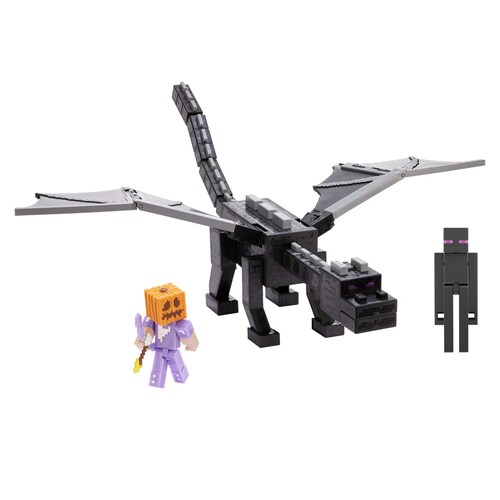 Figura de Acción Minecraft Vanilla Ender Dragon Edición Del 15 Aniversario Mattel