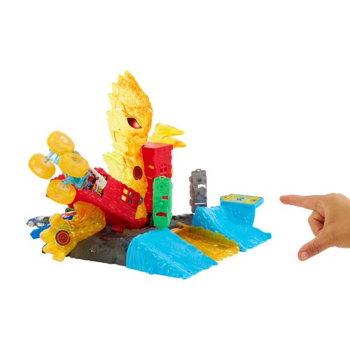 Set  Hot Wheels  Arena Energía Demolición Apaga el Fuego Mattel