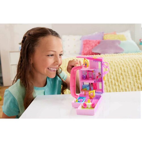 Polly Pocket Set de Juego Compacto Mundo Sorpresa Barbie Mattel