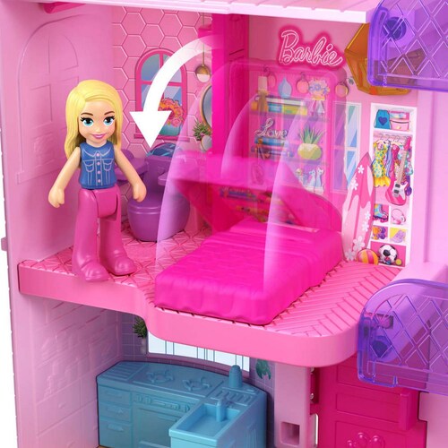 Polly Pocket Set de Juego Compacto Mundo Sorpresa Barbie Mattel