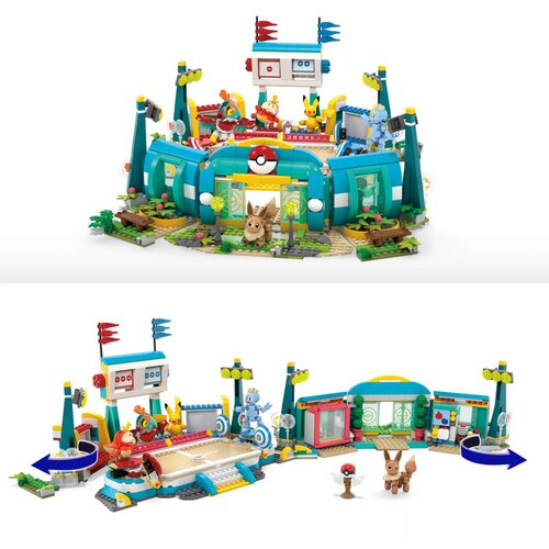 Estadio de Entrenamiento Pokémon  Juguete Armable  Mega Mattel