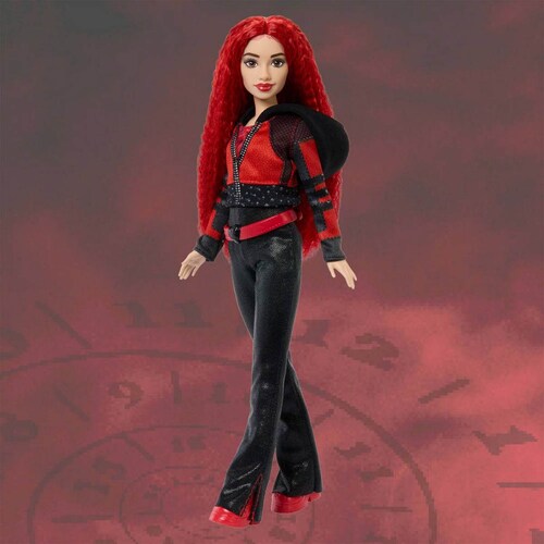 Disney Descendientes el Ascenso de Red Muñeca Red Musical  Mattel