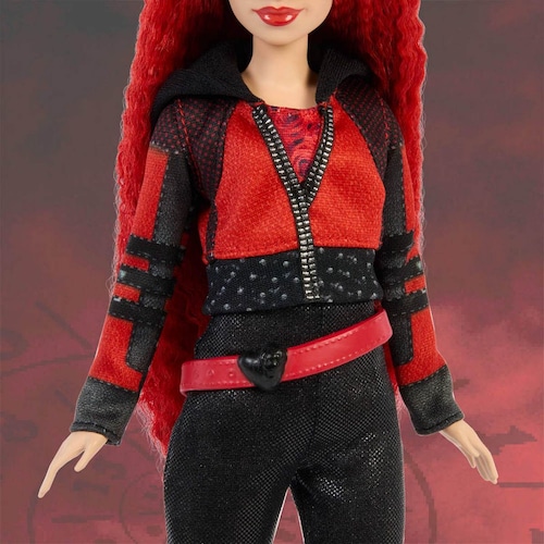 Disney Descendientes el Ascenso de Red Muñeca Red Musical  Mattel