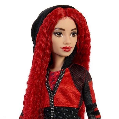 Disney Descendientes el Ascenso de Red Muñeca Red Musical  Mattel