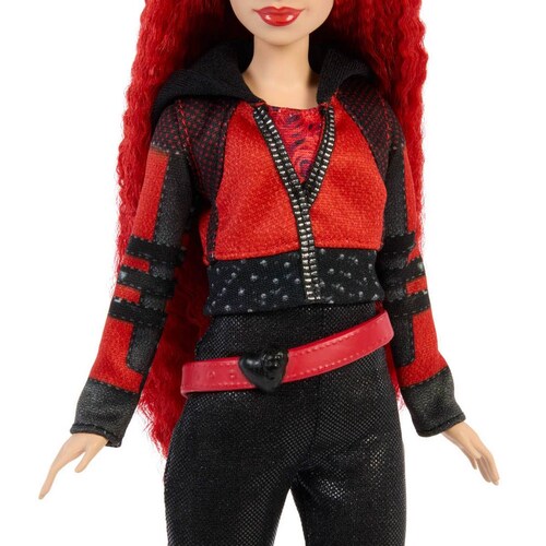 Disney Descendientes el Ascenso de Red Muñeca Red Musical  Mattel