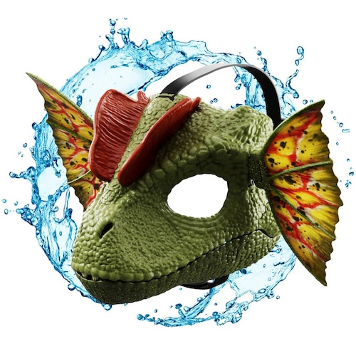 Jurassic World Juguete Máscara de Dilophosaurus Lanzaveneno Mattel