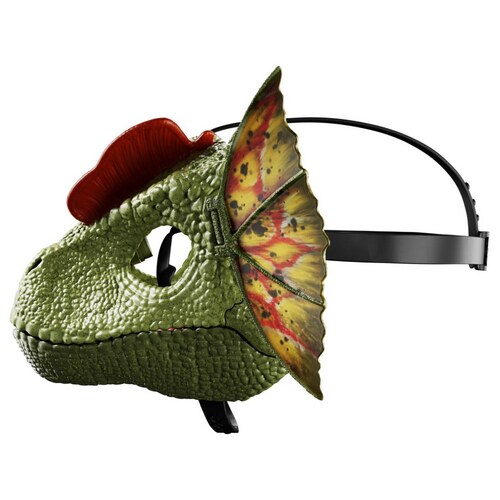 Jurassic World Juguete Máscara de Dilophosaurus Lanzaveneno Mattel