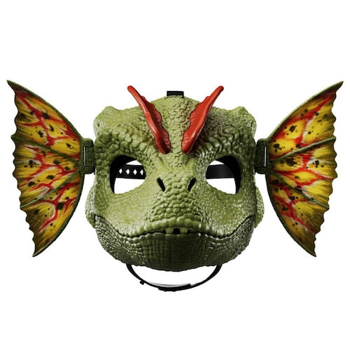 Jurassic World Juguete Máscara de Dilophosaurus Lanzaveneno Mattel