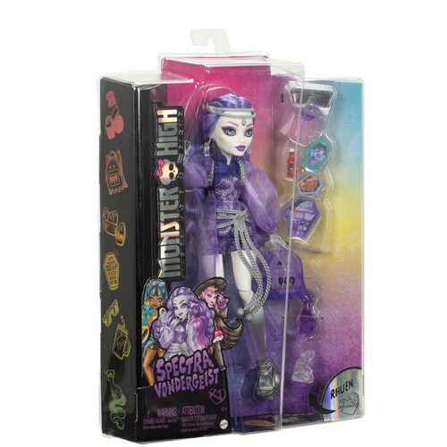Muñeca Spectra  Monster High  Mascota Y Accesorios Mattel