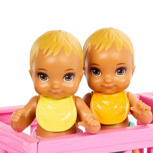 Barbie Set de Juego Skipper Cuidado de Gemelos Mattel