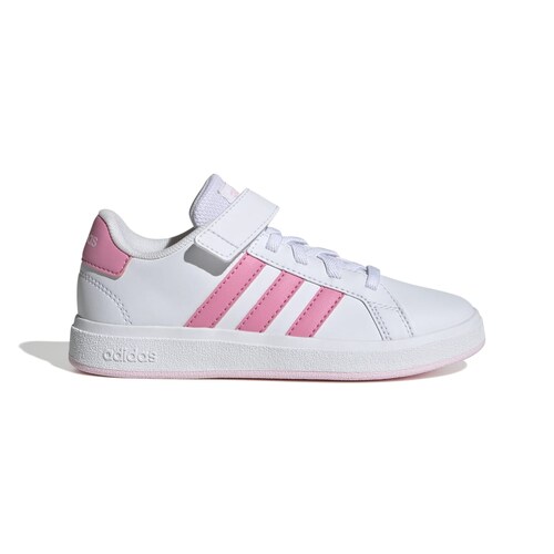 Tenis con Velcro Grand Court 17-23 Blanco Adidas