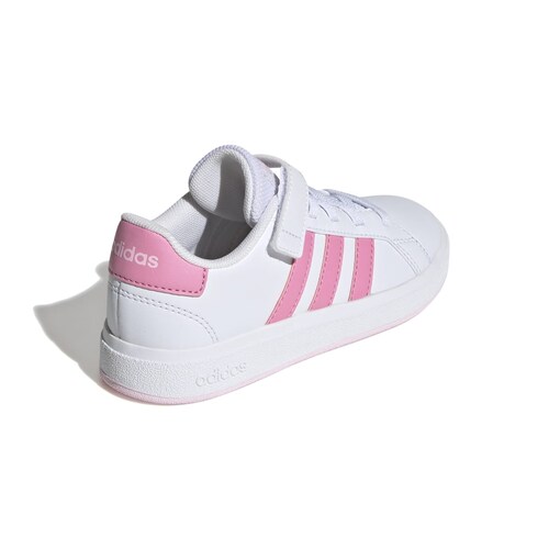 Tenis con Velcro Grand Court 17-23 Blanco Adidas