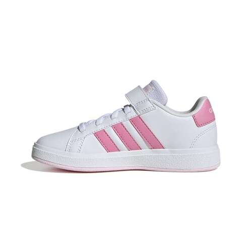 Tenis con Velcro Grand Court 17-23 Blanco Adidas