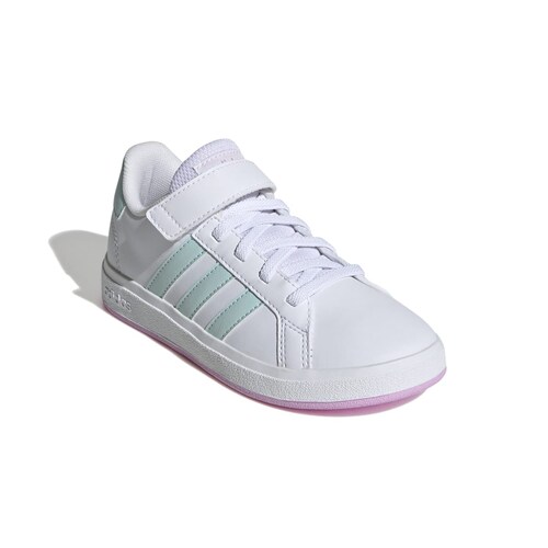 Tenis con Velcro Grand Court 17-23 Blanco Adidas