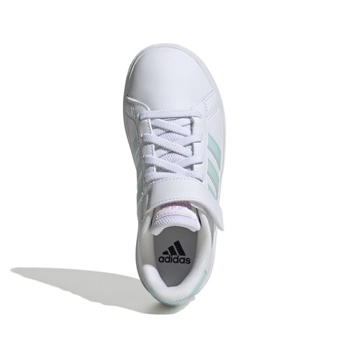 Tenis con Velcro Grand Court 17-23 Blanco Adidas