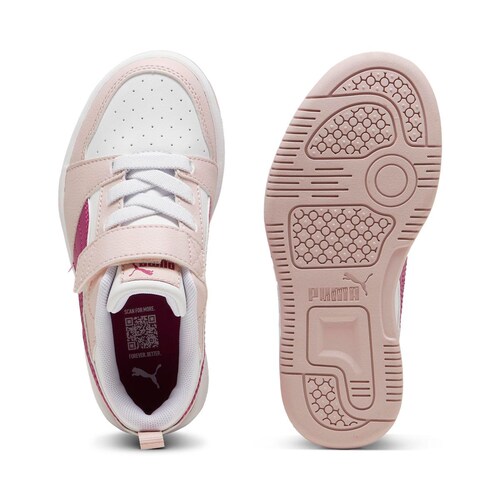 Tenis Rebound V6 Mid Ac + Ps Rosa Puma