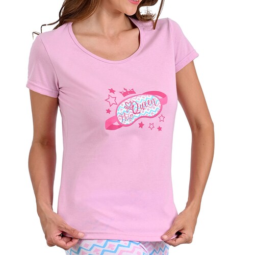 Pijama de Manga Corta Y Pantalón para Mujer Intime Lingerie