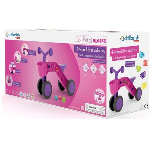 Montable Itsi Bitsi Blocks Fushia Unisex Chillafish