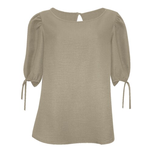 Blusa Manga 3/4 Cuello Redondo para Mujer 7J Lady