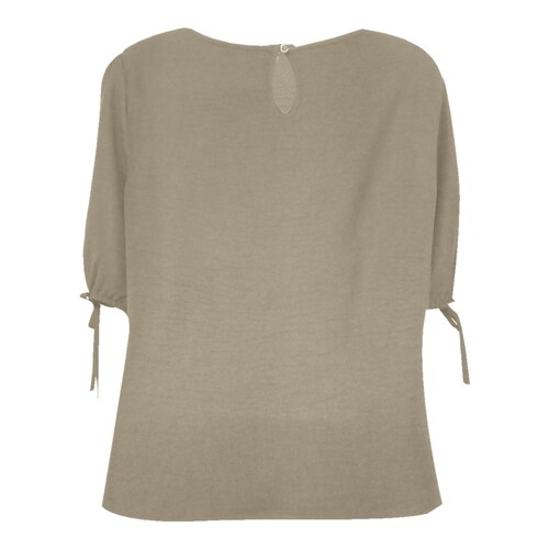 Blusa Manga 3/4 Cuello Redondo para Mujer 7J Lady