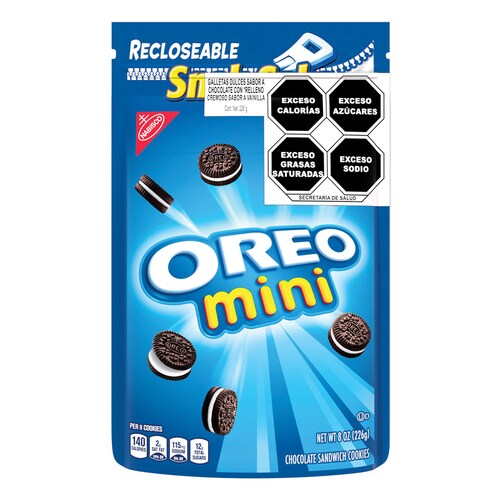 Mini Galletas Oreo  226G Nabisco