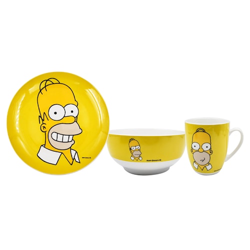 Vajilla Simpson 12 Piezas