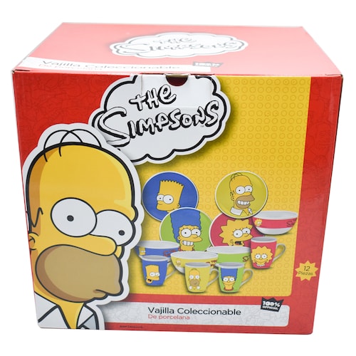 Vajilla Simpson 12 Piezas