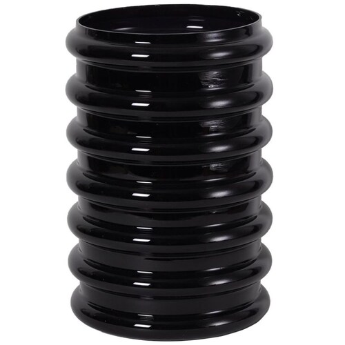 Florero de Vidrio Negro 22 Cm Sagerbook