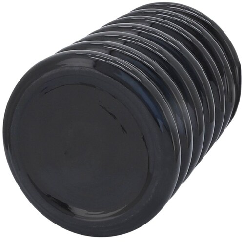 Florero de Vidrio Negro 22 Cm Sagerbook