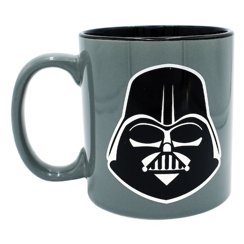 Tarro Metalizado de Ceramica Darth Vader 560Ml