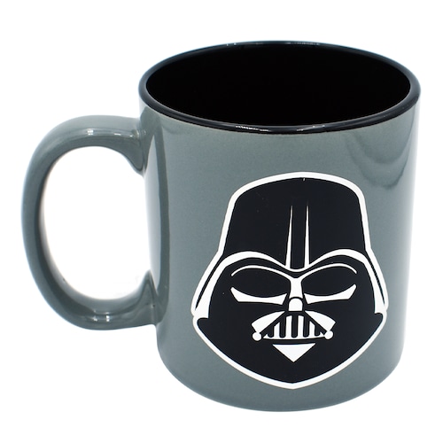 Tarro Metalizado de Ceramica Darth Vader 560Ml