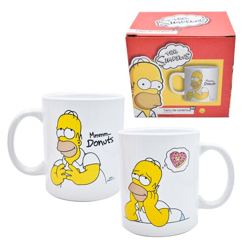 Tarro de Cerámica Simpson con Caja de Regalo