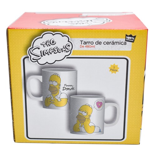 Tarro de Cerámica Simpson con Caja de Regalo
