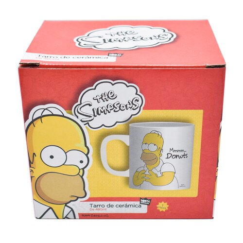 Tarro de Cerámica Simpson con Caja de Regalo