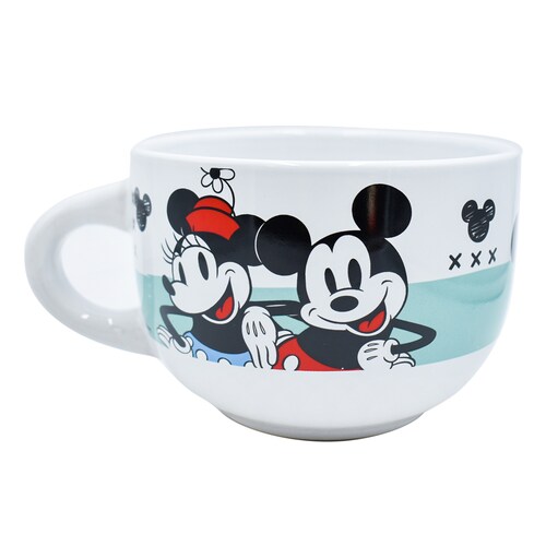 Tarro de Ceramica Jumbo Mickey Y Minnie 500Ml