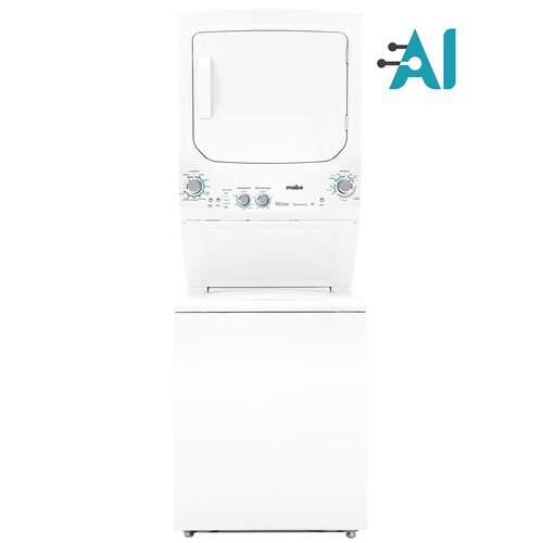 Centro de Lavado Mabe 24Kg Eléctrico Mcl2440Esbb Blanco