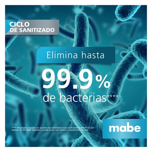 Centro de Lavado Mabe 24Kg Eléctrico Mcl2440Esbb Blanco