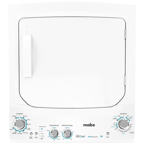 Centro de Lavado Mabe 24Kg Gas Mcl2440Psbb Blanco