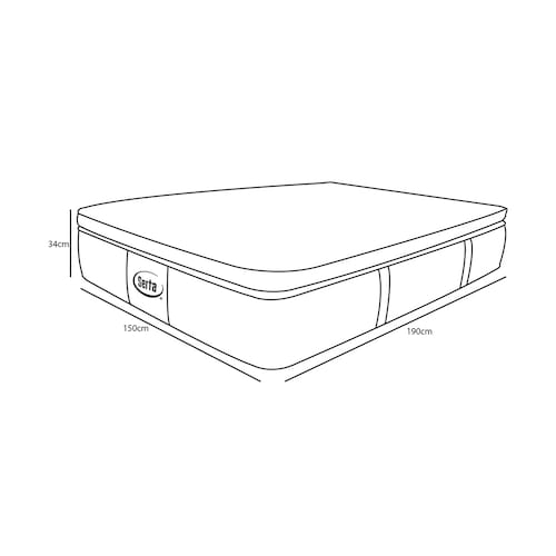 Colchón Queen Size Amethist Vibe Serta