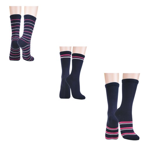 Pack de 3 Calcetas Largas Mix de Diseño para Mujer Jeanious