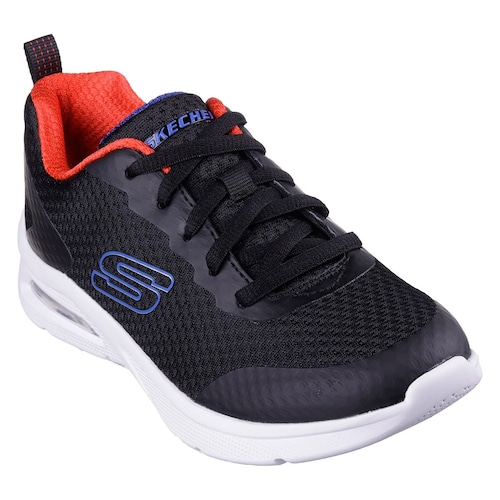 Tenis con Agujeta 17-24 Negro para Niño Skechers